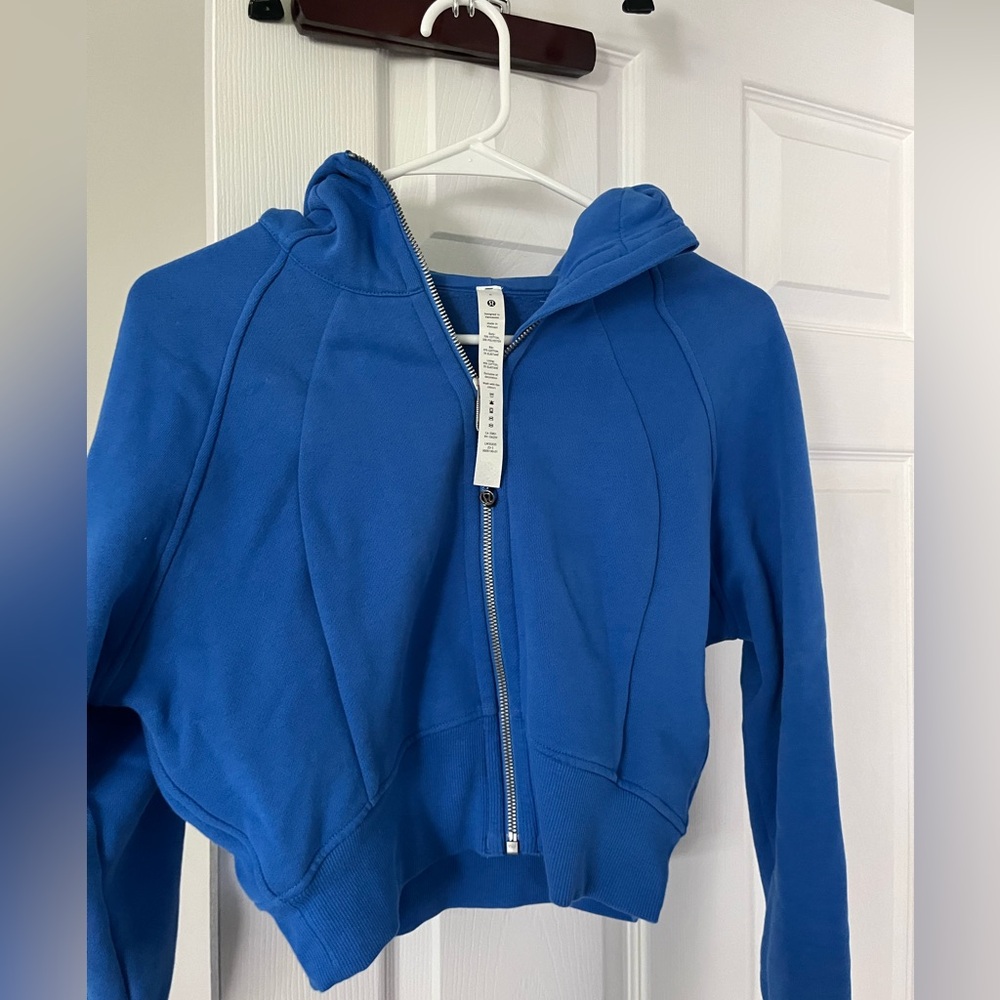 Lulu lemon full zip cropped hoodie